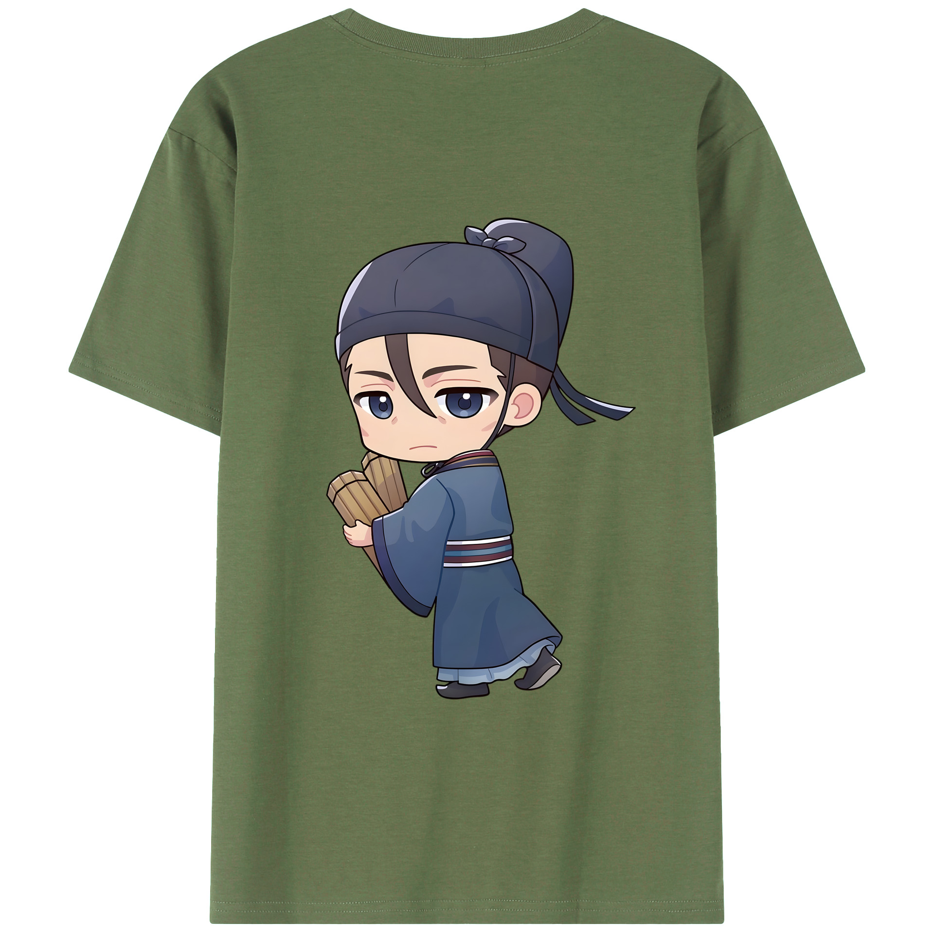（画像用） 薬屋のひとりごと The Apothecary Diaries 綿100％ メンズ半袖Tシャツ（バックプリント） 通気性